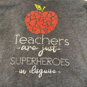 Teacher hoodie size L